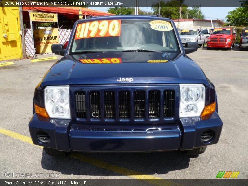 Midnight Blue Pearl / Medium Slate Gray 2006 Jeep Commander