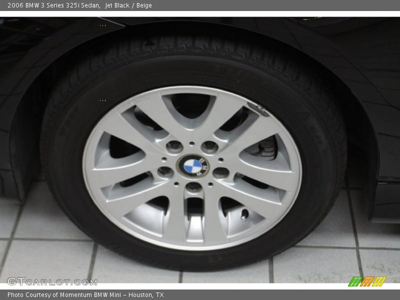 Jet Black / Beige 2006 BMW 3 Series 325i Sedan