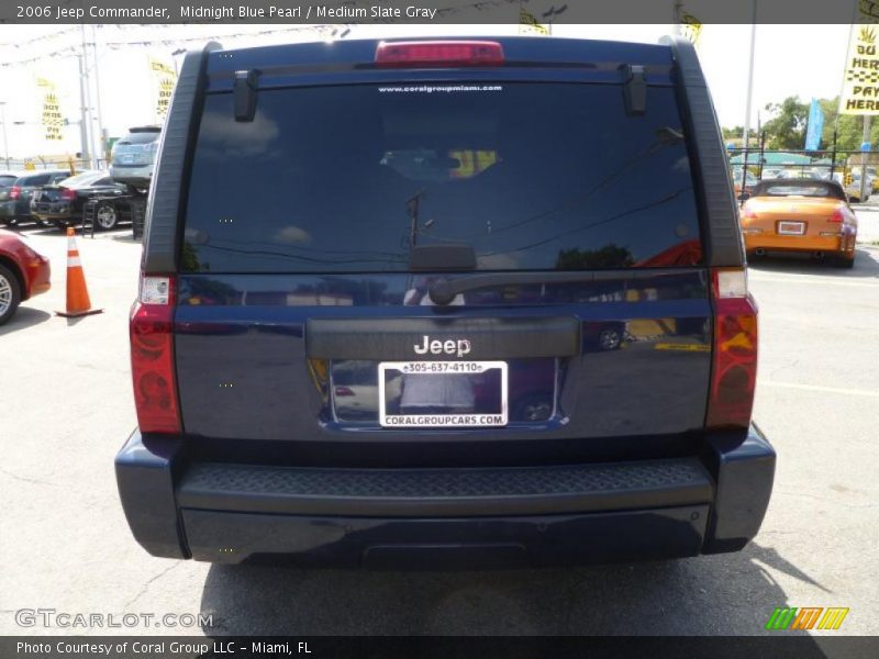 Midnight Blue Pearl / Medium Slate Gray 2006 Jeep Commander