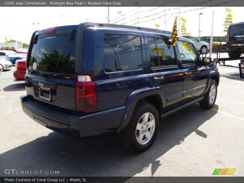 Midnight Blue Pearl / Medium Slate Gray 2006 Jeep Commander