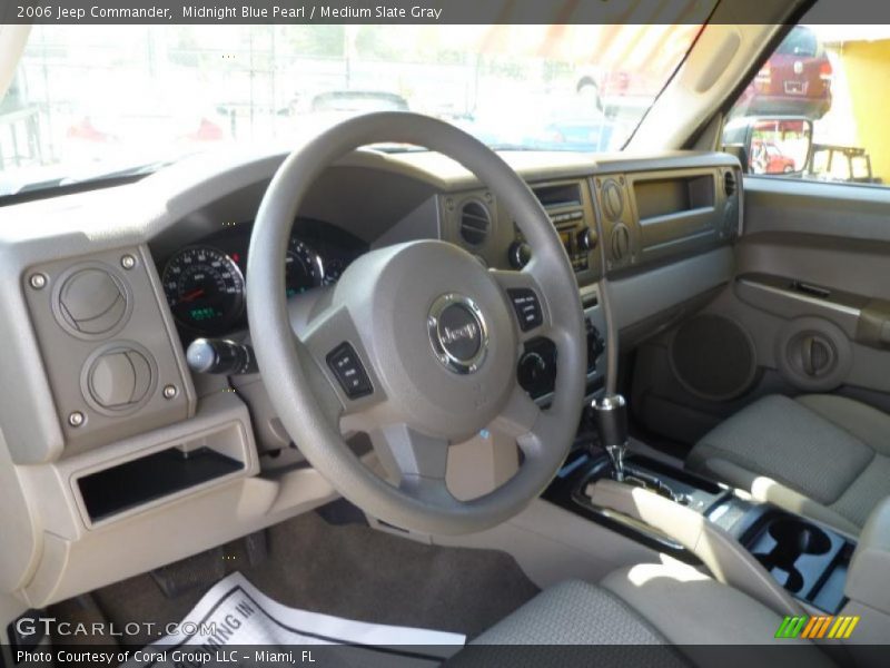 Midnight Blue Pearl / Medium Slate Gray 2006 Jeep Commander
