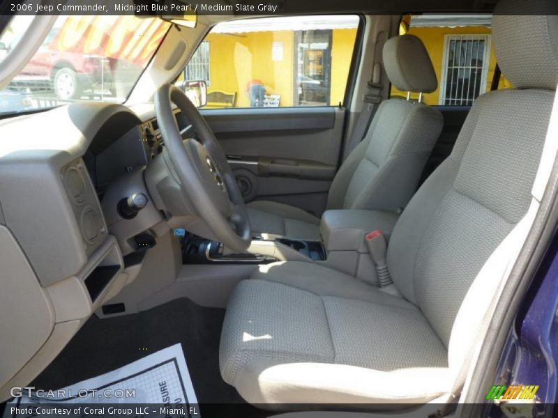Midnight Blue Pearl / Medium Slate Gray 2006 Jeep Commander