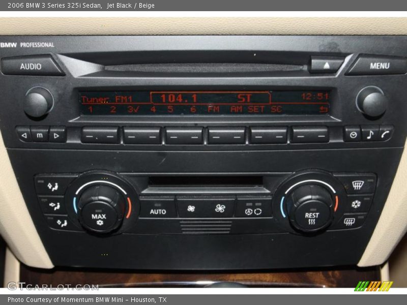 Jet Black / Beige 2006 BMW 3 Series 325i Sedan