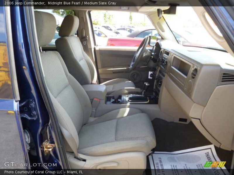 Midnight Blue Pearl / Medium Slate Gray 2006 Jeep Commander