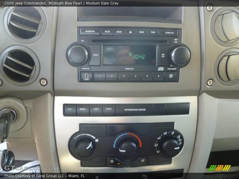 Midnight Blue Pearl / Medium Slate Gray 2006 Jeep Commander