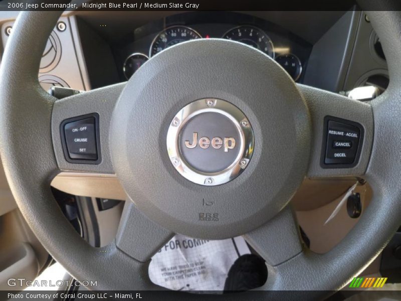 Midnight Blue Pearl / Medium Slate Gray 2006 Jeep Commander