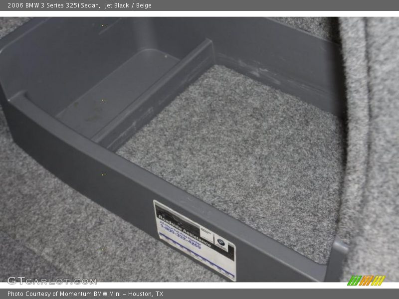Jet Black / Beige 2006 BMW 3 Series 325i Sedan