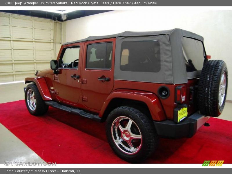 Custom Wheels of 2008 Wrangler Unlimited Sahara