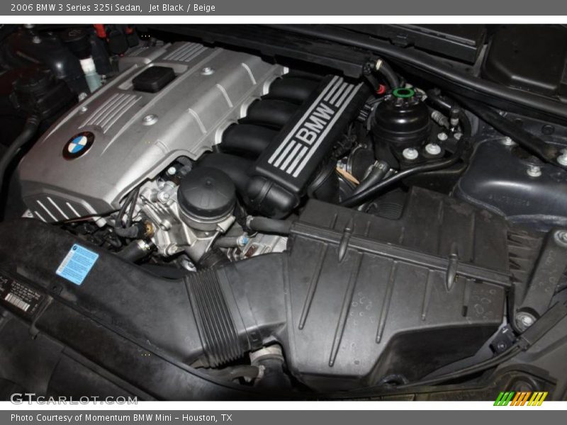 Jet Black / Beige 2006 BMW 3 Series 325i Sedan
