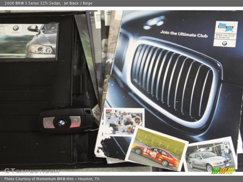Jet Black / Beige 2006 BMW 3 Series 325i Sedan
