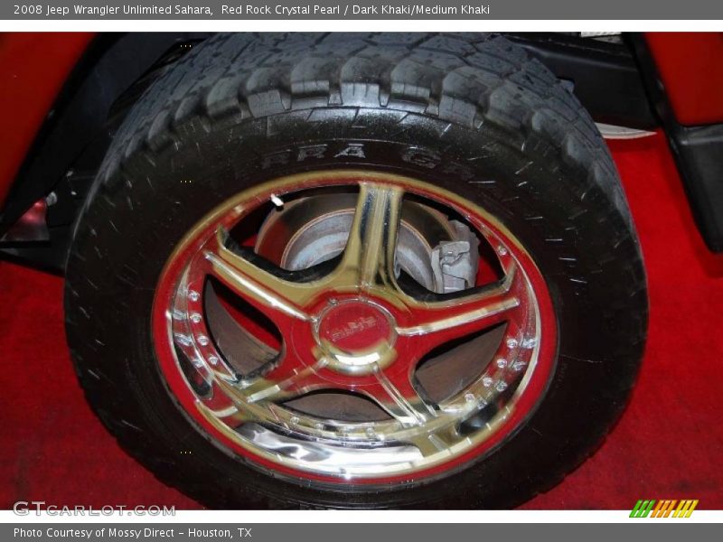 Custom Wheels of 2008 Wrangler Unlimited Sahara