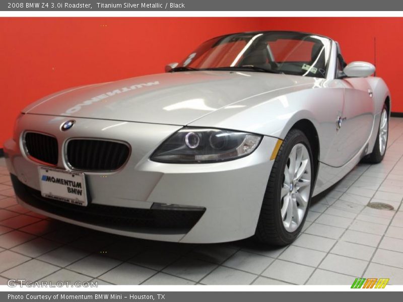Titanium Silver Metallic / Black 2008 BMW Z4 3.0i Roadster