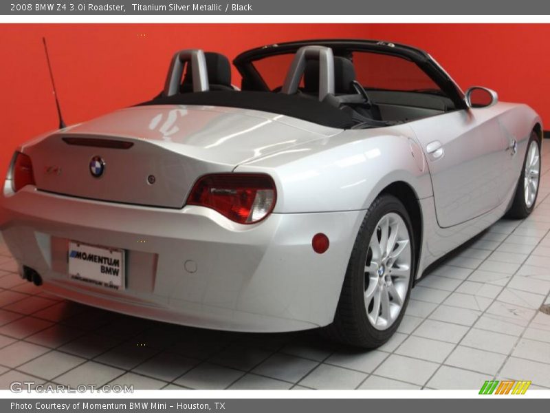 Titanium Silver Metallic / Black 2008 BMW Z4 3.0i Roadster