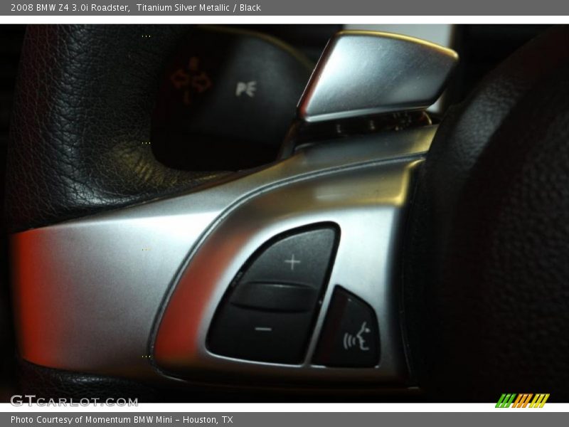 Titanium Silver Metallic / Black 2008 BMW Z4 3.0i Roadster