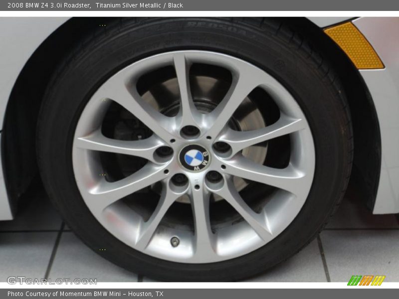 Titanium Silver Metallic / Black 2008 BMW Z4 3.0i Roadster