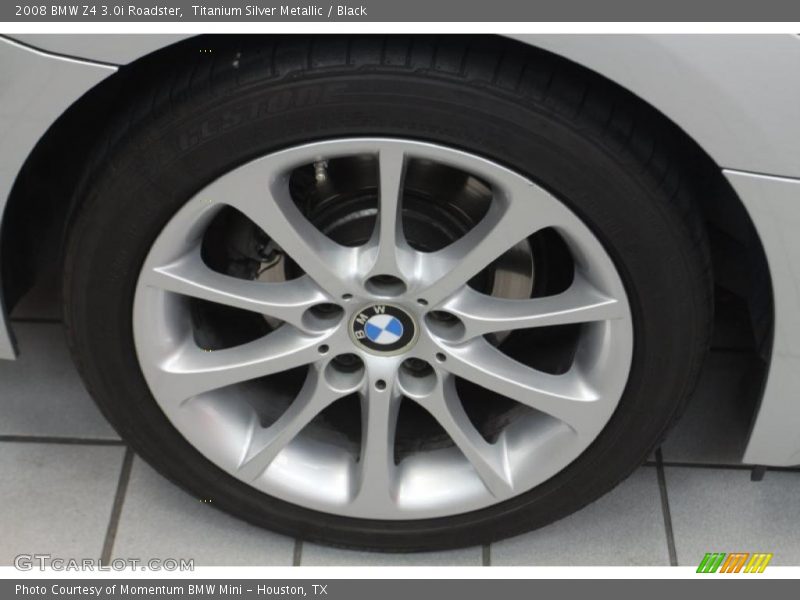 Titanium Silver Metallic / Black 2008 BMW Z4 3.0i Roadster