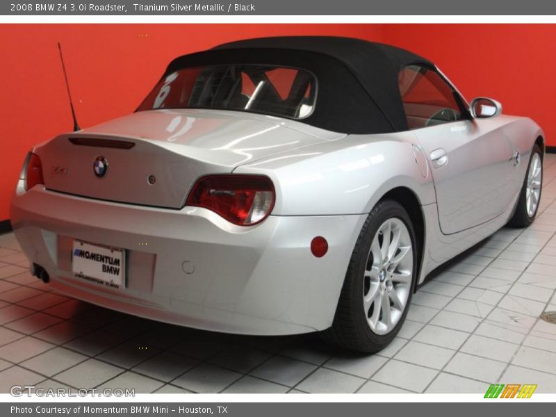 Titanium Silver Metallic / Black 2008 BMW Z4 3.0i Roadster