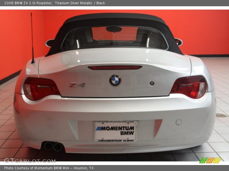 Titanium Silver Metallic / Black 2008 BMW Z4 3.0i Roadster