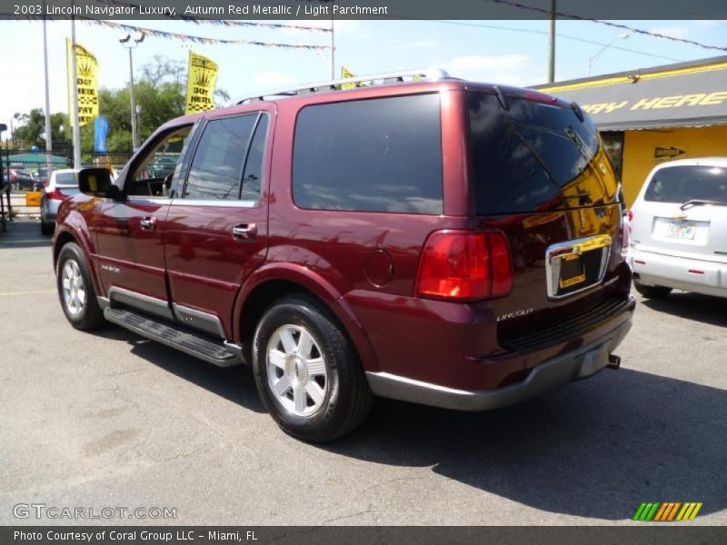 Autumn Red Metallic / Light Parchment 2003 Lincoln Navigator Luxury
