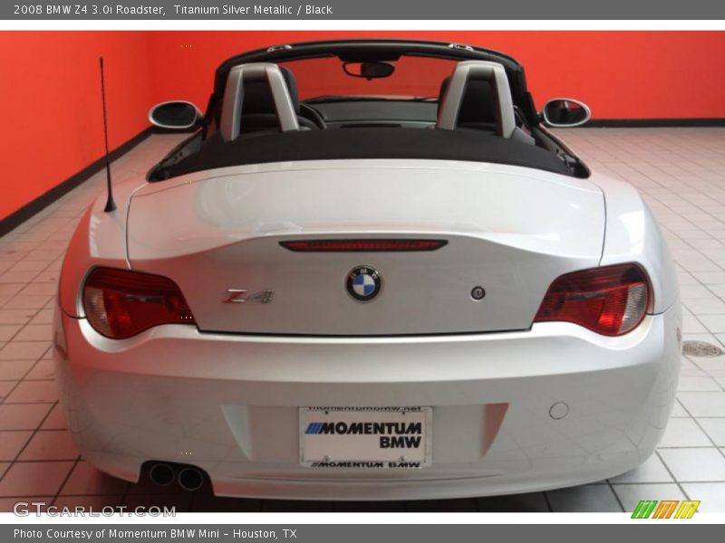 Titanium Silver Metallic / Black 2008 BMW Z4 3.0i Roadster