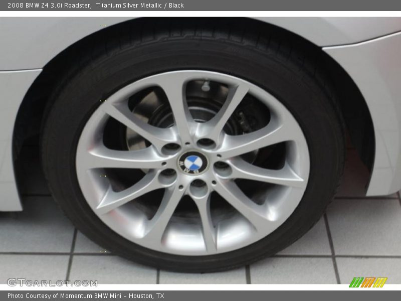 Titanium Silver Metallic / Black 2008 BMW Z4 3.0i Roadster