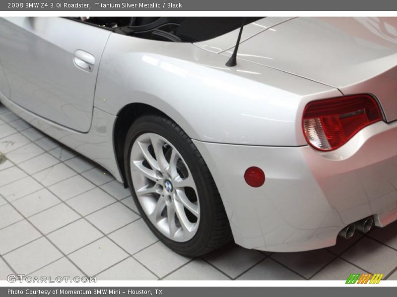 Titanium Silver Metallic / Black 2008 BMW Z4 3.0i Roadster