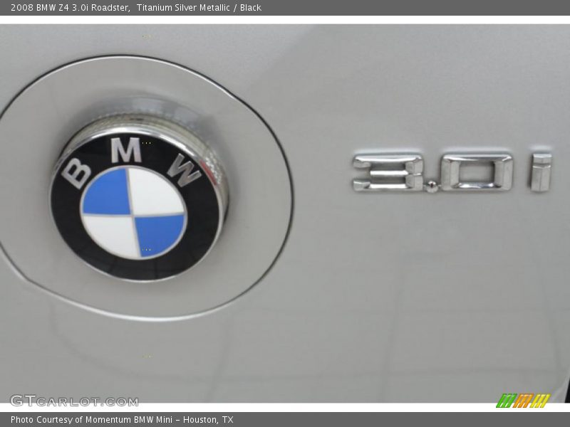 Titanium Silver Metallic / Black 2008 BMW Z4 3.0i Roadster