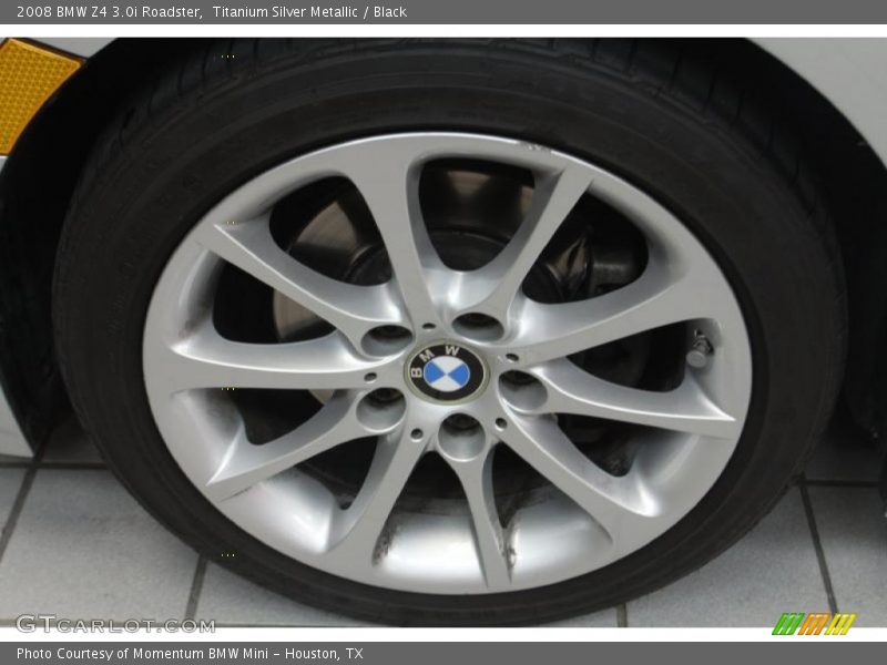 Titanium Silver Metallic / Black 2008 BMW Z4 3.0i Roadster