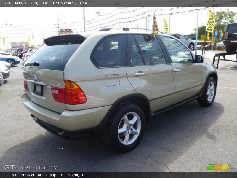 Pearl Beige Metallic / Beige 2003 BMW X5 3.0i