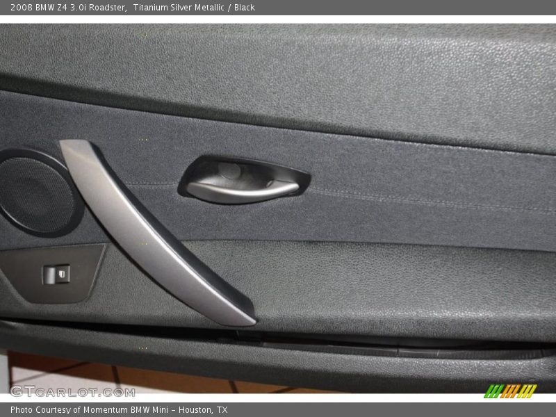 Titanium Silver Metallic / Black 2008 BMW Z4 3.0i Roadster