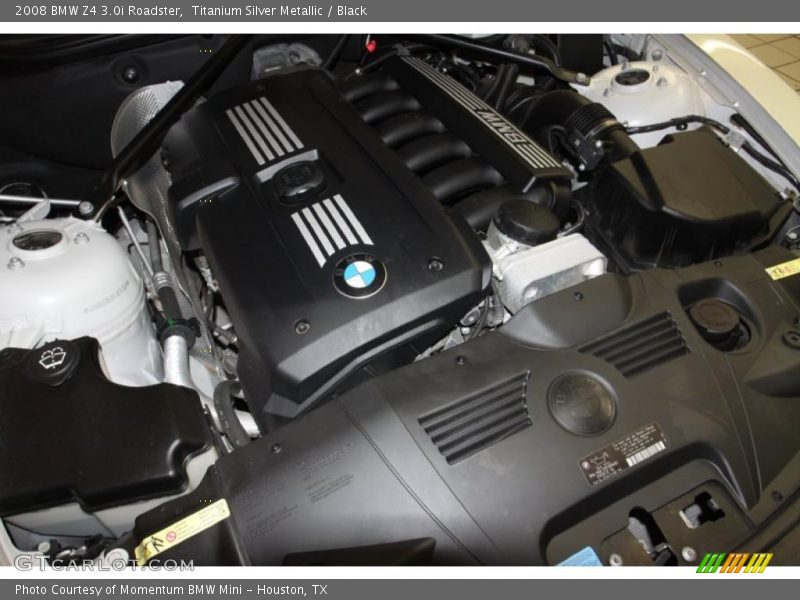 Titanium Silver Metallic / Black 2008 BMW Z4 3.0i Roadster