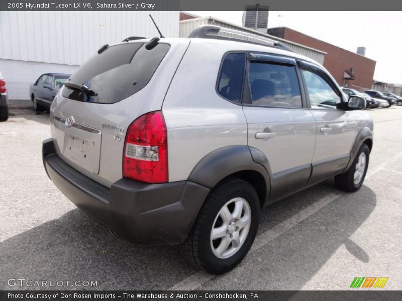 Sahara Silver / Gray 2005 Hyundai Tucson LX V6