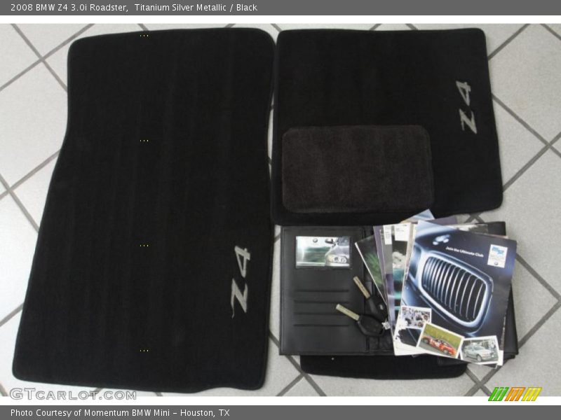 Titanium Silver Metallic / Black 2008 BMW Z4 3.0i Roadster