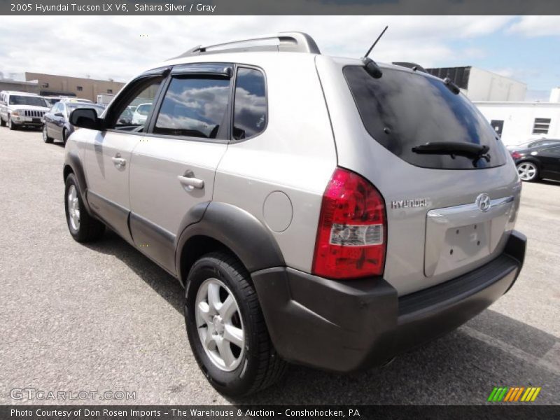 Sahara Silver / Gray 2005 Hyundai Tucson LX V6