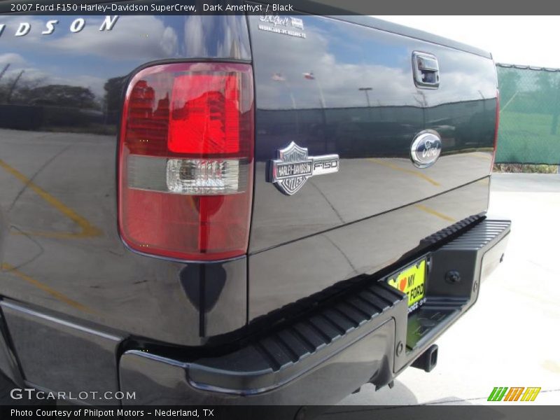 Dark Amethyst / Black 2007 Ford F150 Harley-Davidson SuperCrew