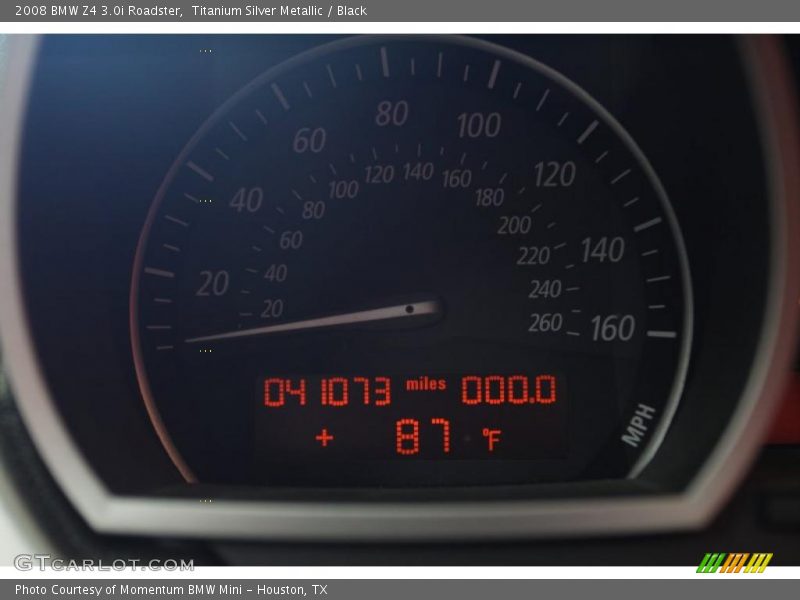 Titanium Silver Metallic / Black 2008 BMW Z4 3.0i Roadster