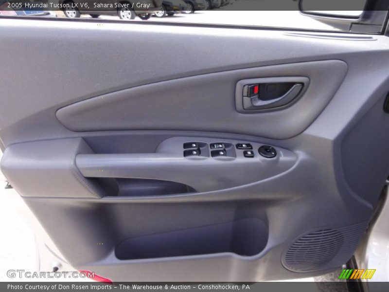 Sahara Silver / Gray 2005 Hyundai Tucson LX V6
