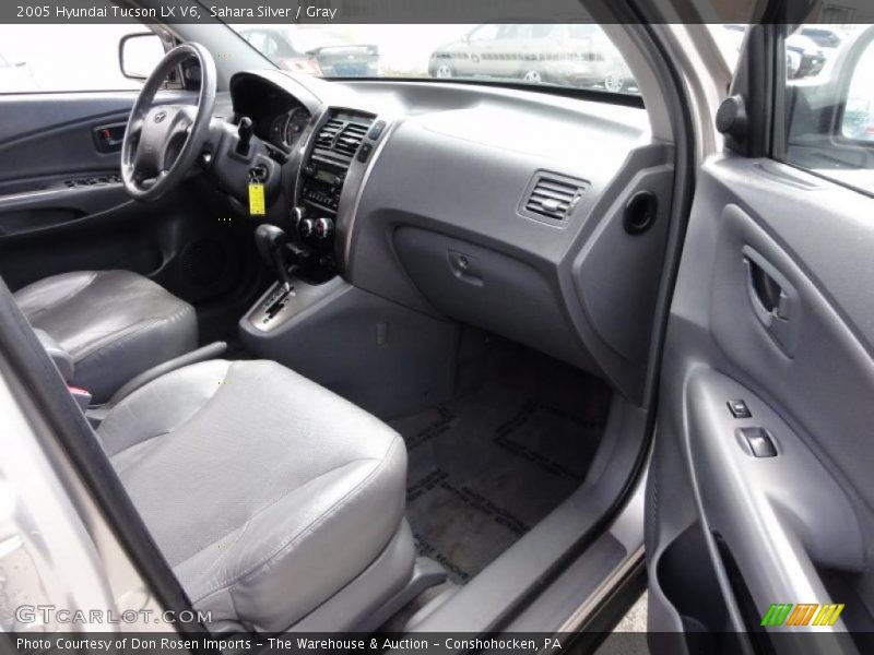 Sahara Silver / Gray 2005 Hyundai Tucson LX V6