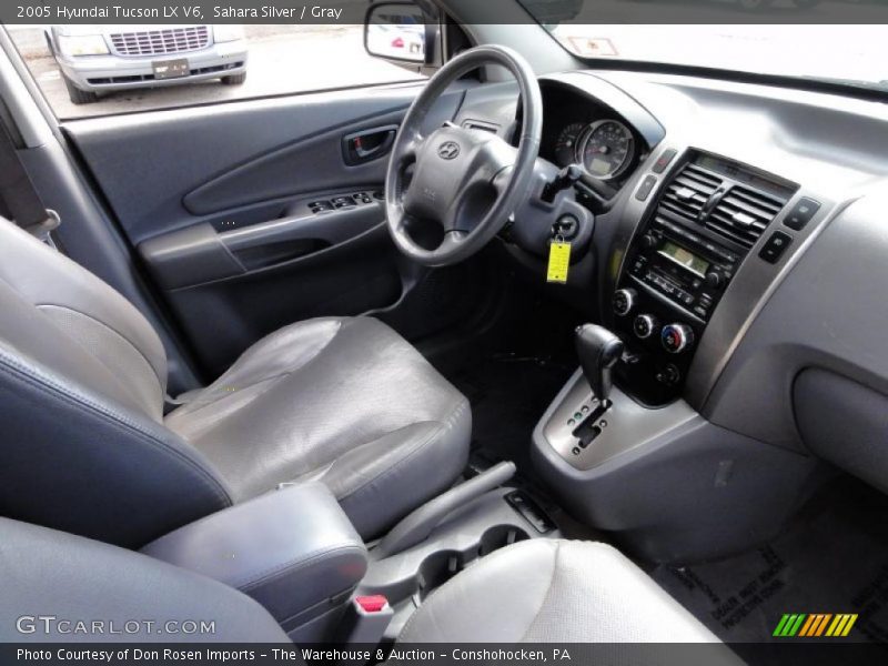 Sahara Silver / Gray 2005 Hyundai Tucson LX V6