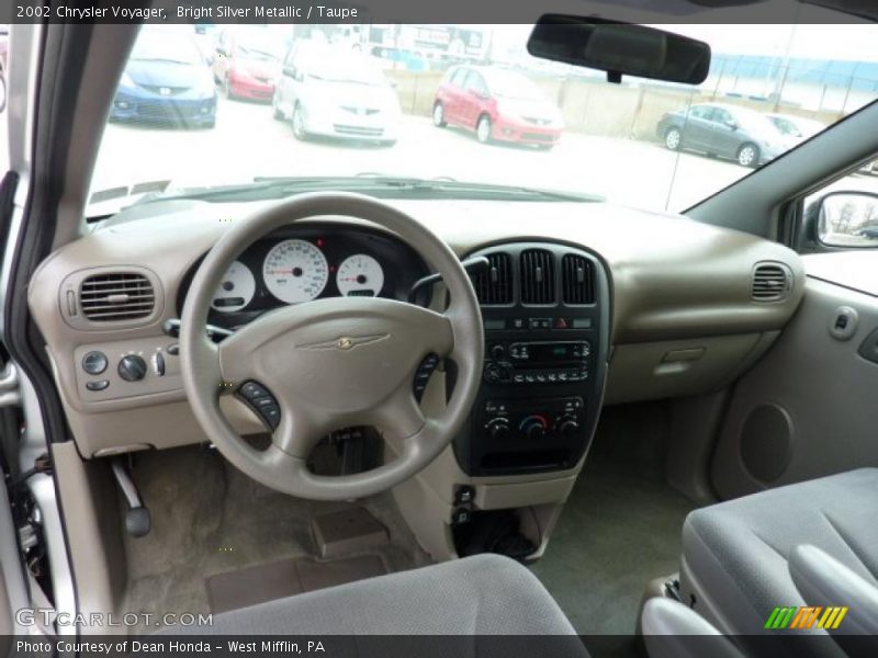 Bright Silver Metallic / Taupe 2002 Chrysler Voyager