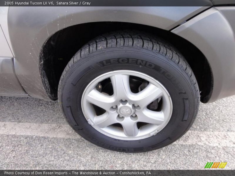 Sahara Silver / Gray 2005 Hyundai Tucson LX V6