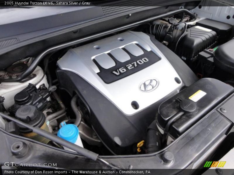 Sahara Silver / Gray 2005 Hyundai Tucson LX V6