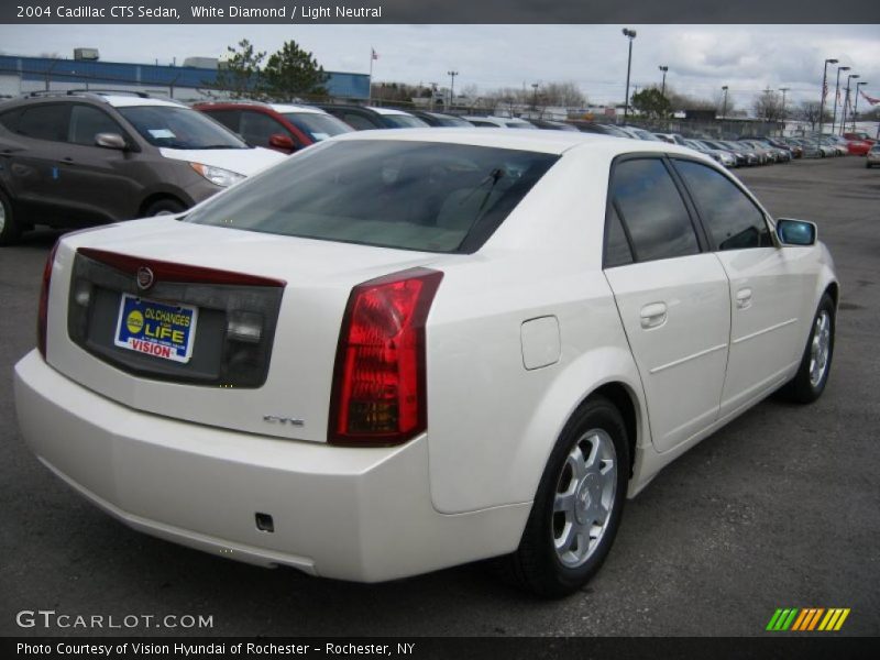 White Diamond / Light Neutral 2004 Cadillac CTS Sedan