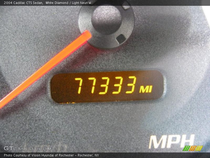 White Diamond / Light Neutral 2004 Cadillac CTS Sedan