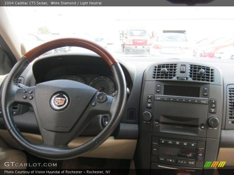 White Diamond / Light Neutral 2004 Cadillac CTS Sedan