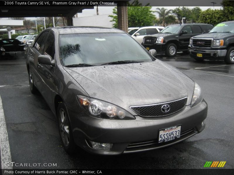 Phantom Gray Pearl / Dark Charcoal 2006 Toyota Camry SE V6
