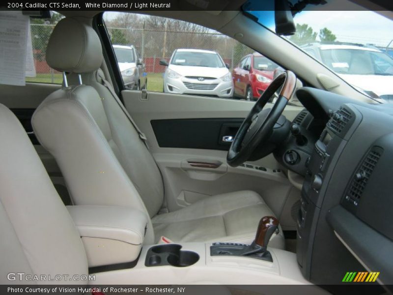 White Diamond / Light Neutral 2004 Cadillac CTS Sedan