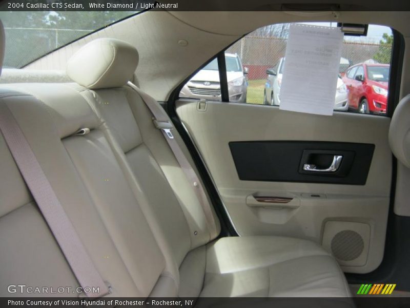 White Diamond / Light Neutral 2004 Cadillac CTS Sedan