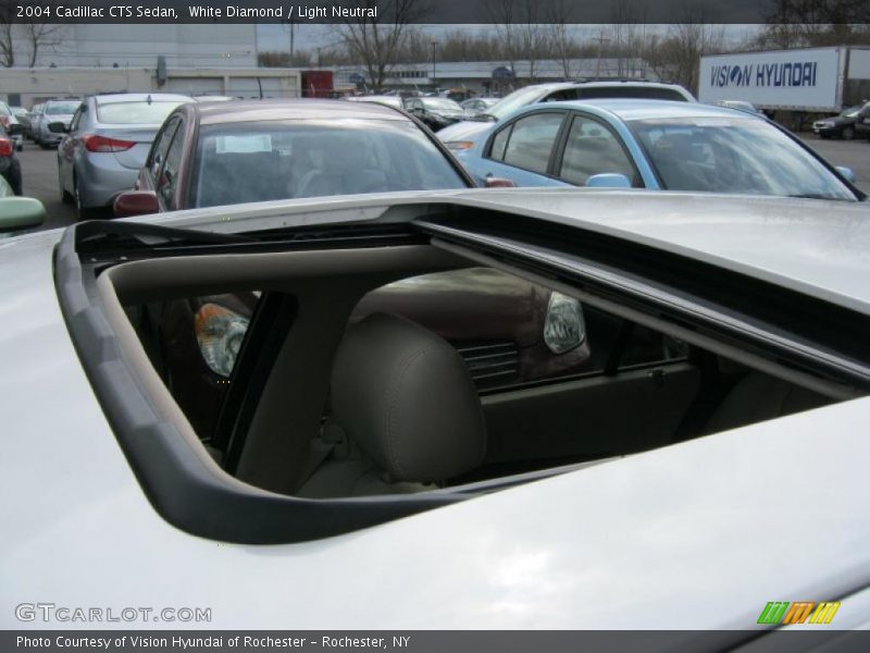 White Diamond / Light Neutral 2004 Cadillac CTS Sedan