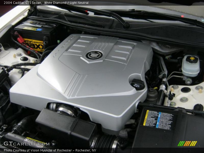 White Diamond / Light Neutral 2004 Cadillac CTS Sedan